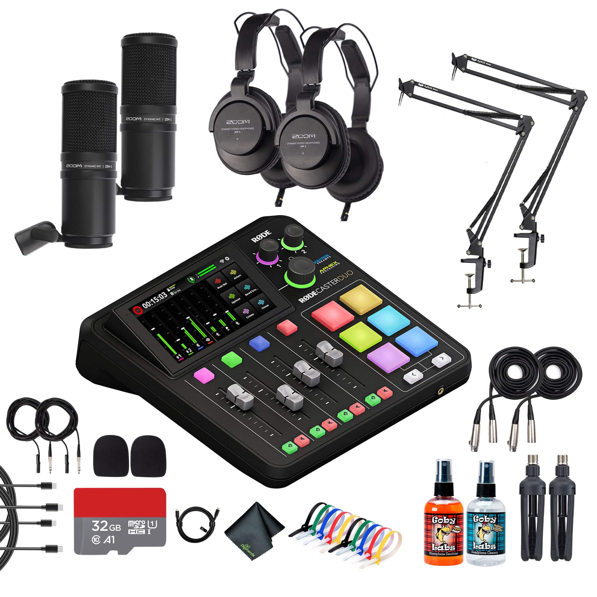 RODE - RODECaster Duo Integrated Audio Production Studio | Dual USB Interface & Bluetooth + More