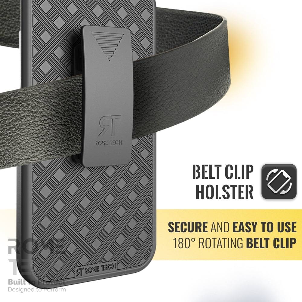 Rove Tech Tool Belt Clip Holster  
Secure and Easy to Use  
180° Rotating Belt Clip  
Built to Perform