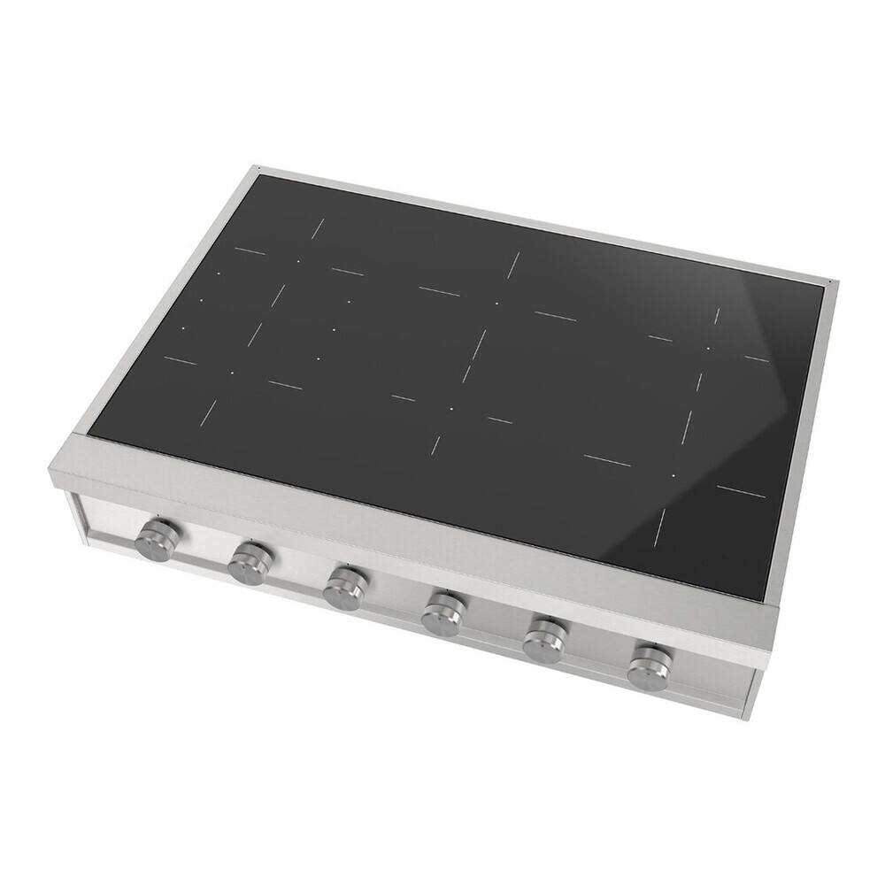 Alt View 6. ILVE - ILVE Professional Plus II 36 inch Built-In Induction Rangetop with 6 Induction Elements (Stainless Steel) - Stainless Steel.