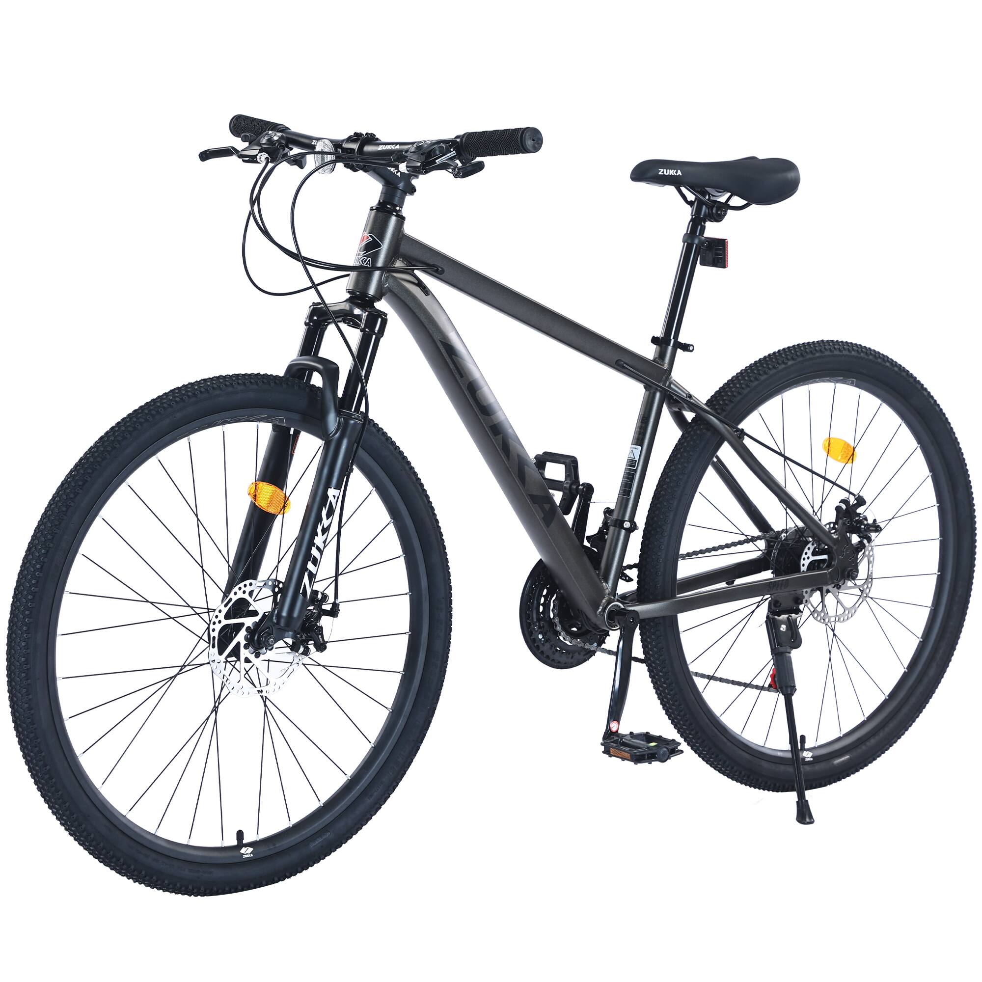 Alt View 2. Anysun - 27.5 Inch Wheels 21 Speed Mountain Bike, for Men Women Boys and Girls, Front Suspension,Aluminum Alloy Frame - Grey.