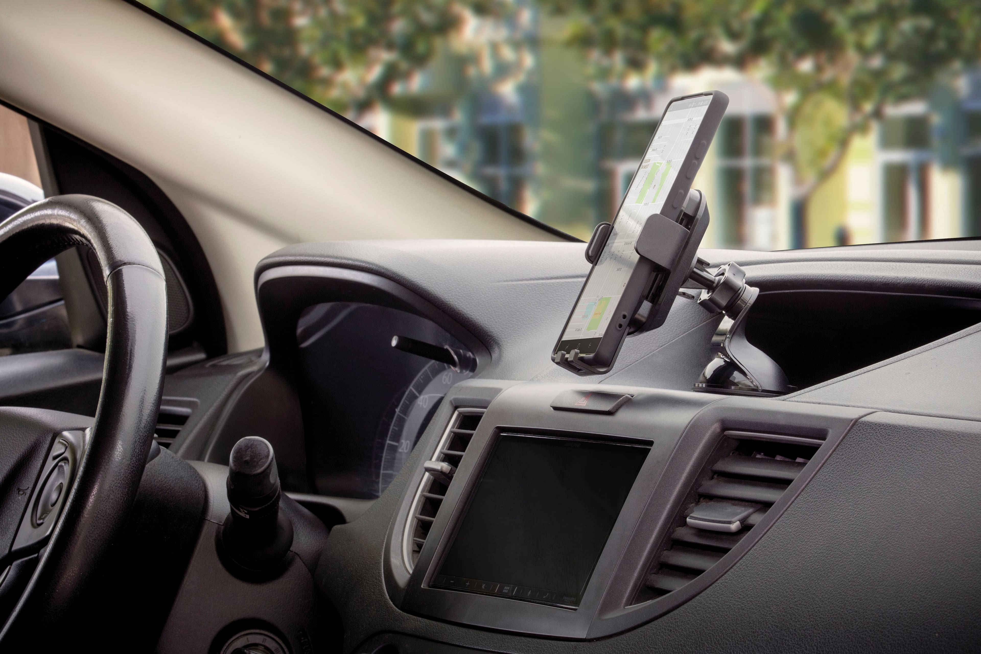 Alt View 12. Scosche - GravityGrip 3-in-1 Window Dash Vent Mount for Mobile Phones - Black.