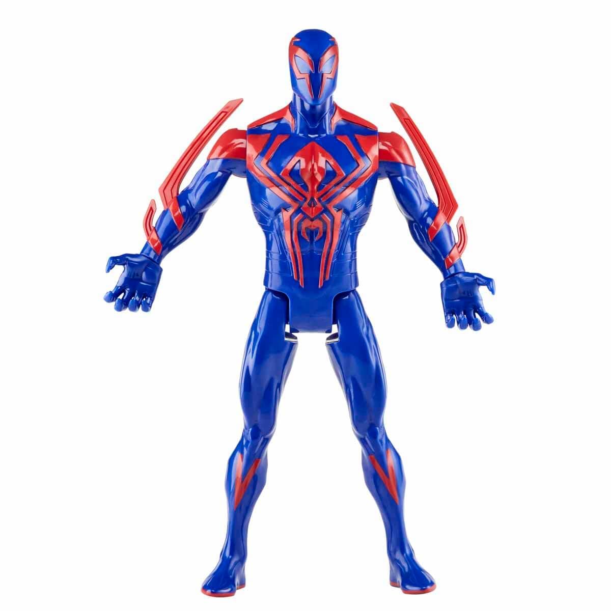 Front. Marvel - Marvel Spider-Man: Across The Spider-Verse Titan Hero Series Spider-Man 2099 Toy, 12-Inch-Scale Deluxe Figure.