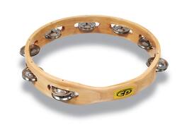 Latin Percussion - CP Single Row Tambourine Steel, 10"