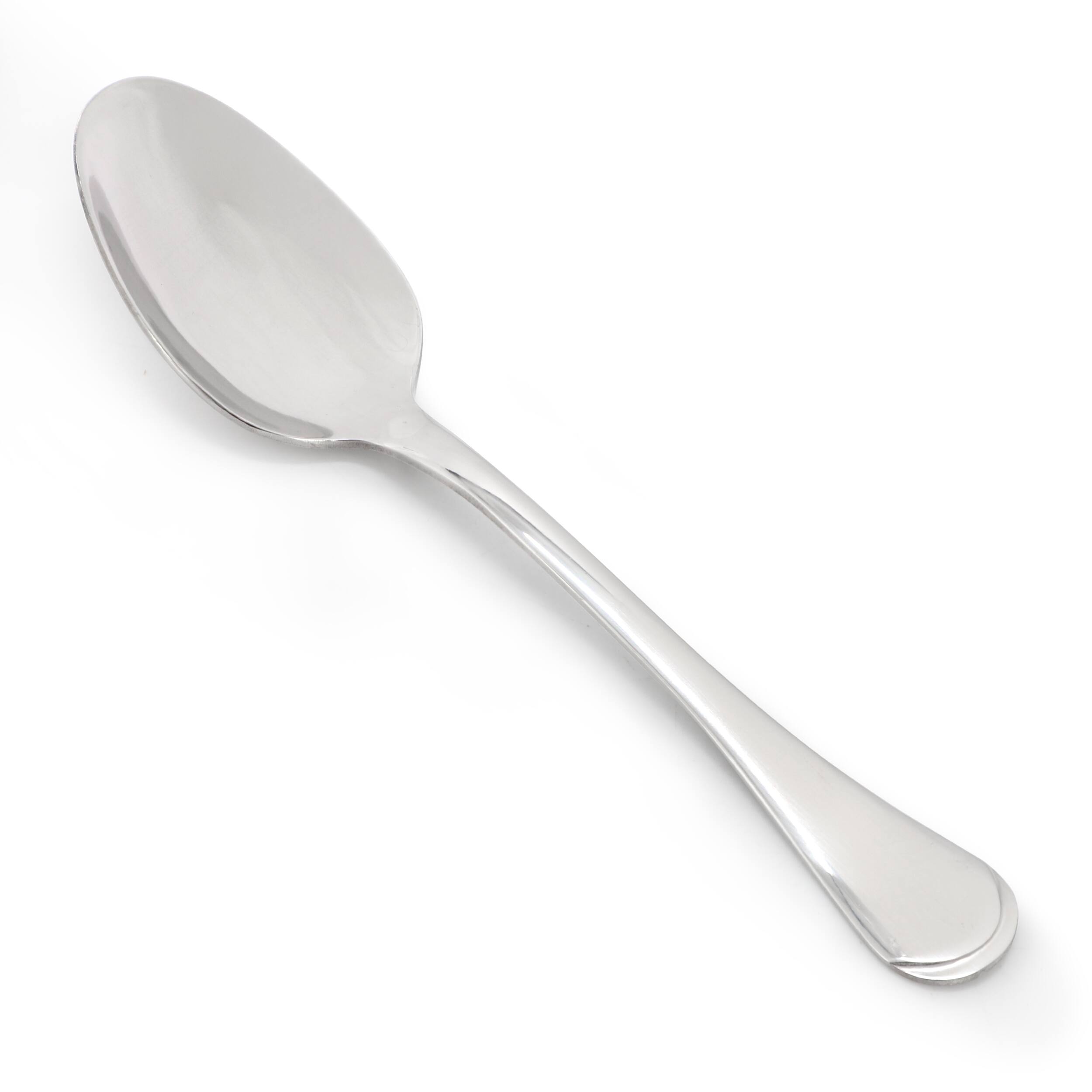 Angle. Gibson - Gibson Home Manchester 4 Piece Stainless Steel Teaspoon Set - Silver.