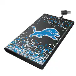Keyscaper - Detroit Lions 5000mAh Flat Powerbank - Black
