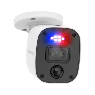 Swann SwannForce 2K Security Camera System, 4x Bullet Analog CCTV Cameras, Microphone, DVR with 256GB MicroSD White