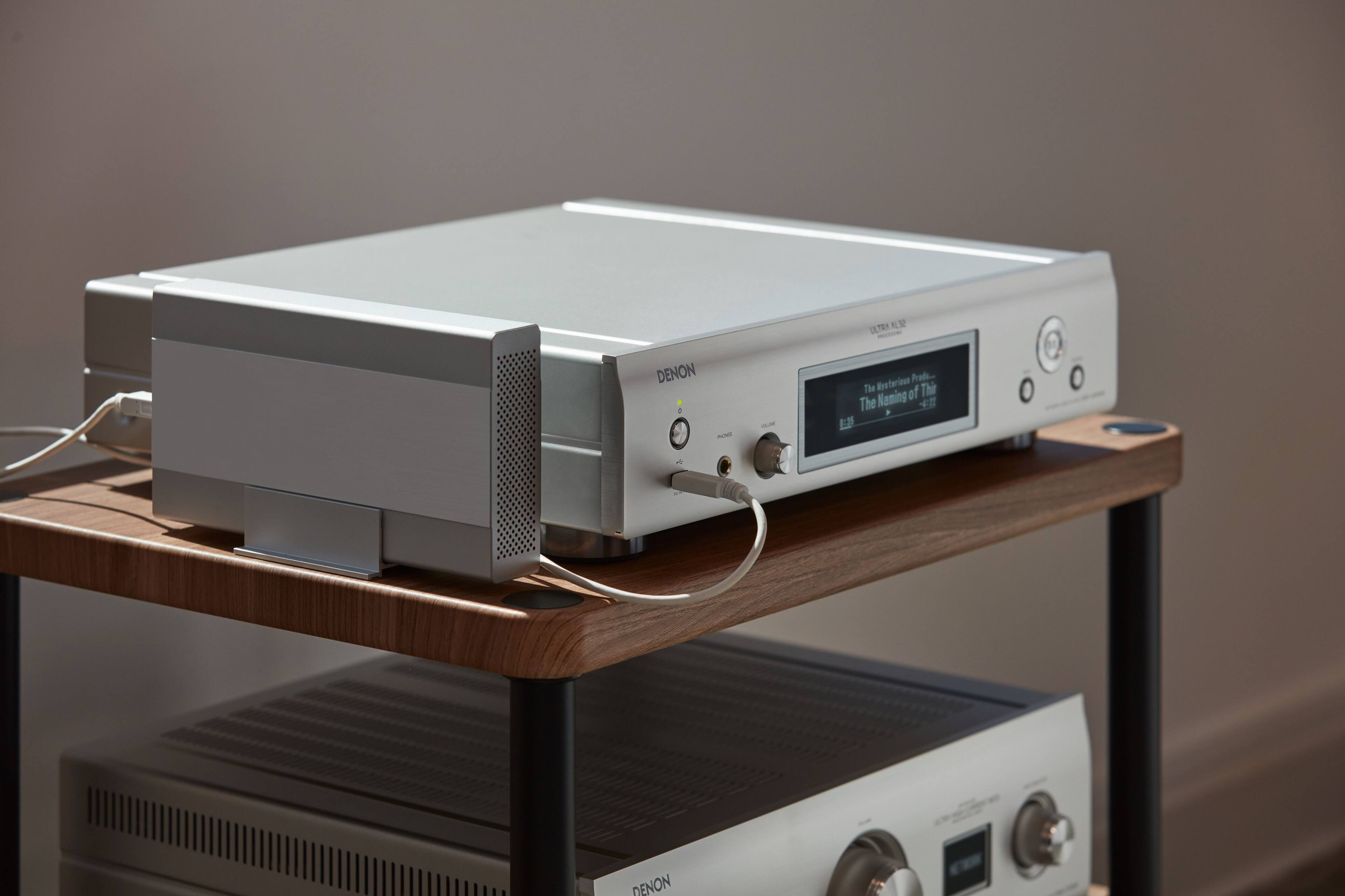 Alt View 20. Denon - DNP-2000NE Network Audio Player with HEOS, Alexa Compatible - Silver.