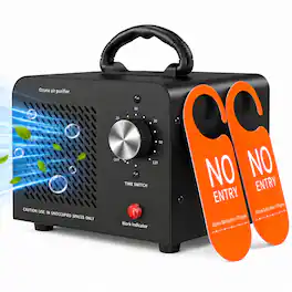 AMUMU - Ozone Generator 48,000mg/h Ozone Machine Odor Remover Odor Commercial 55W Machine for Unoccupied Spaces up to 4000 Sq Ft