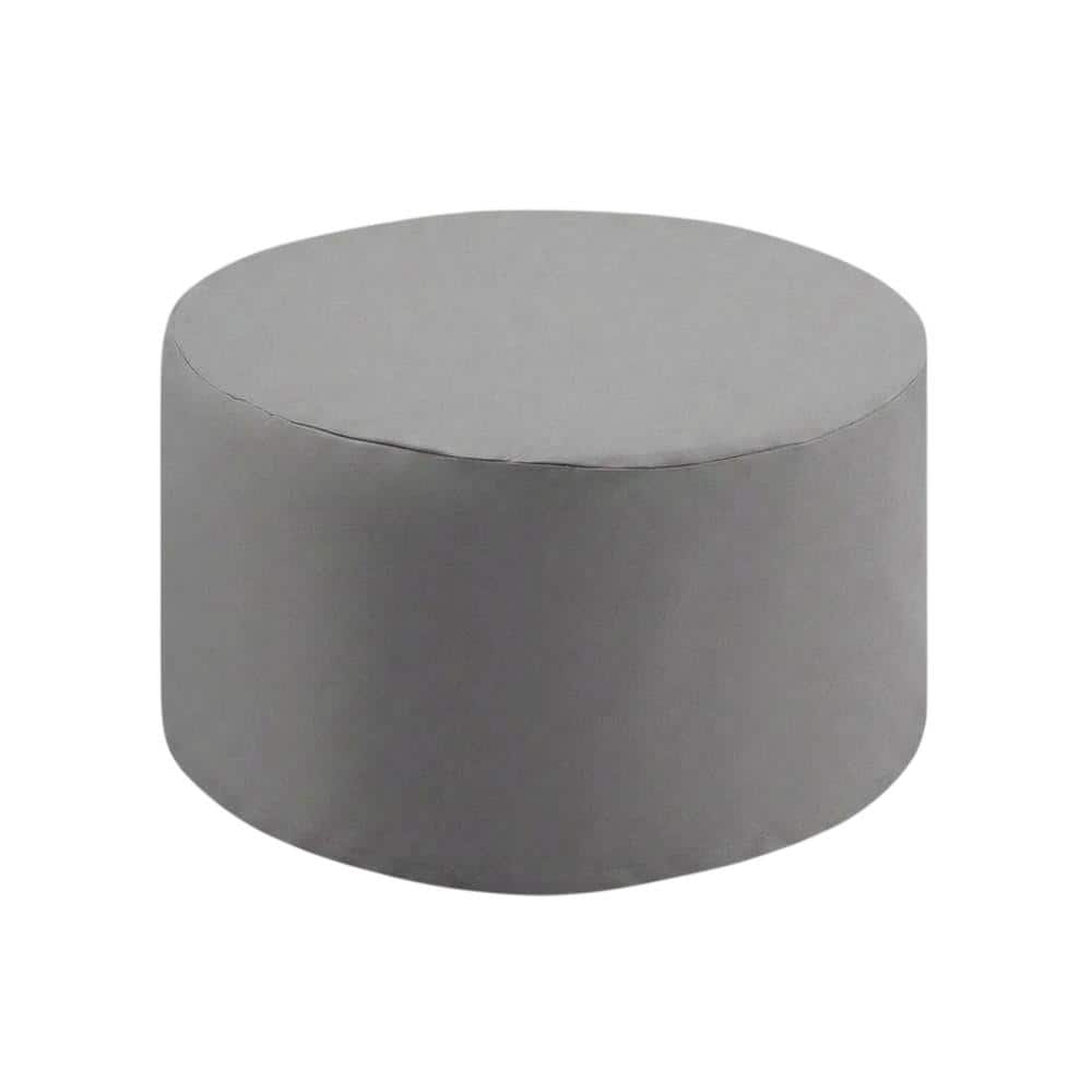 FurniFact - Round outdoor coffee table cover with waterproof fabric for weather protection - Gray price history on PriceWatchPro