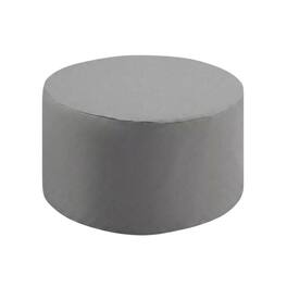 FurniFact - Round outdoor coffee table cover with waterproof fabric for weather protection - Gray