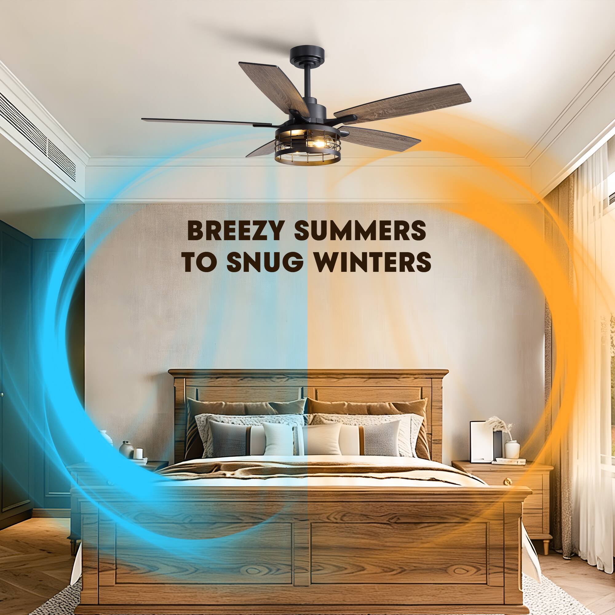 BREEZY SUMMERS TO SNUG WINTERS