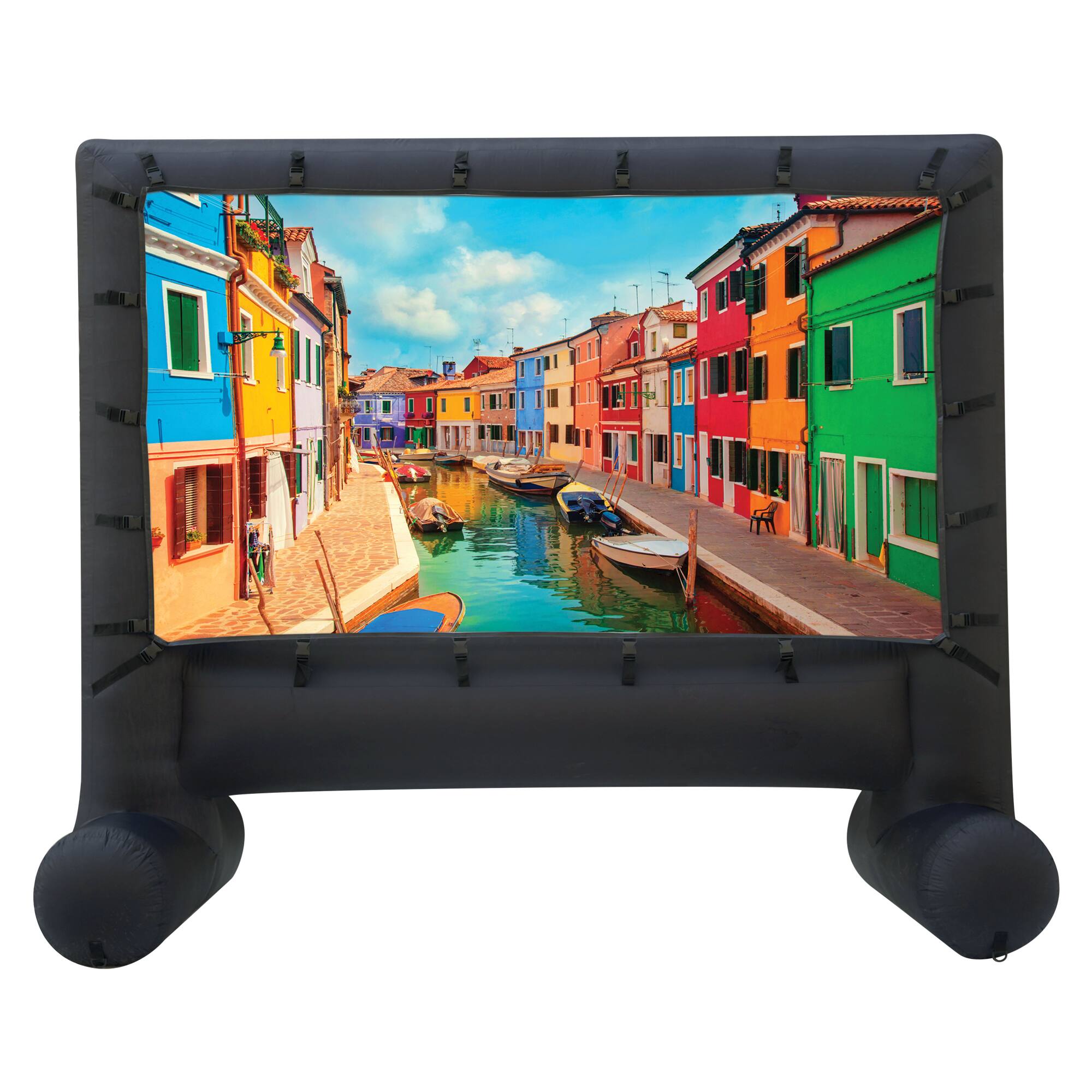 Alt View 2. GPX - GPX 10' Viewing Area Portable Inflatable Projector Screen, PJSO1404.