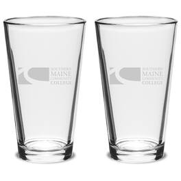 Jardine - SMCC SeaWolves 16oz. 2-Piece Classic Pub Glass Set - Multicolor