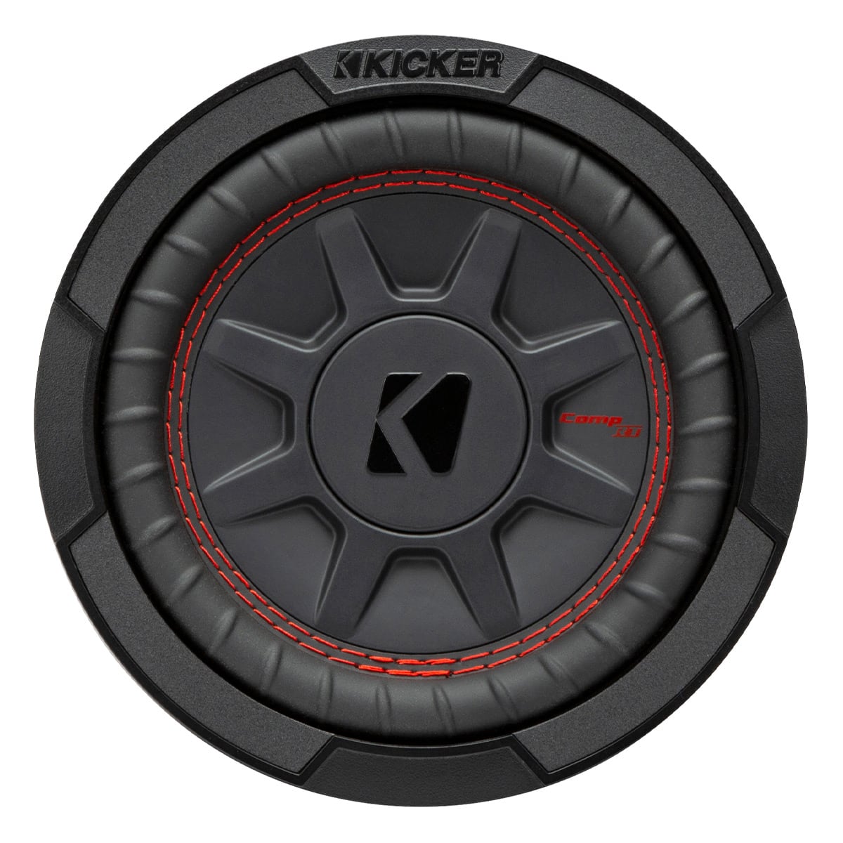 KICKER - 48CWRT674 CompRT 6.75" 4-Ohm DVC Subwoofer - Black