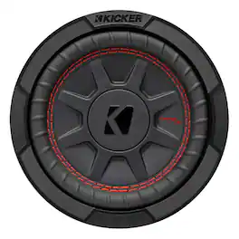 KICKER - 48CWRT674 CompRT 6.75" 4-Ohm DVC Subwoofer - Black