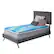 Front. Sealy - Essentials 2 Inch Mattress Topper, Twin - Blue.