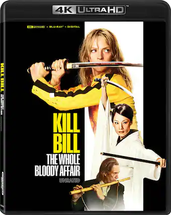 Front. Kill Bill: The Whole Bloody Affair - 4K Blu-Ray.