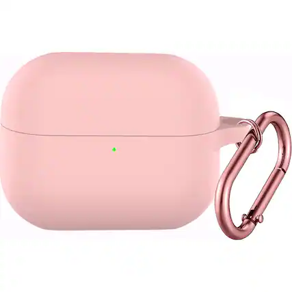 Front. SaharaCase - Venture Series Silicone Case for Samsung Galaxy Buds3, Buds3 Pro and Buds3 FE Headphones - Desert Rose.