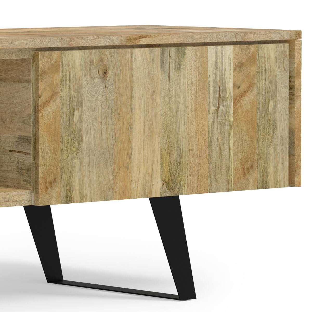 Alt View 11. Simpli Home - Warm Shaker SOLID WOOD TV Media Stand in Russet Brown For TVs up to 50 inches - Russet Brown.