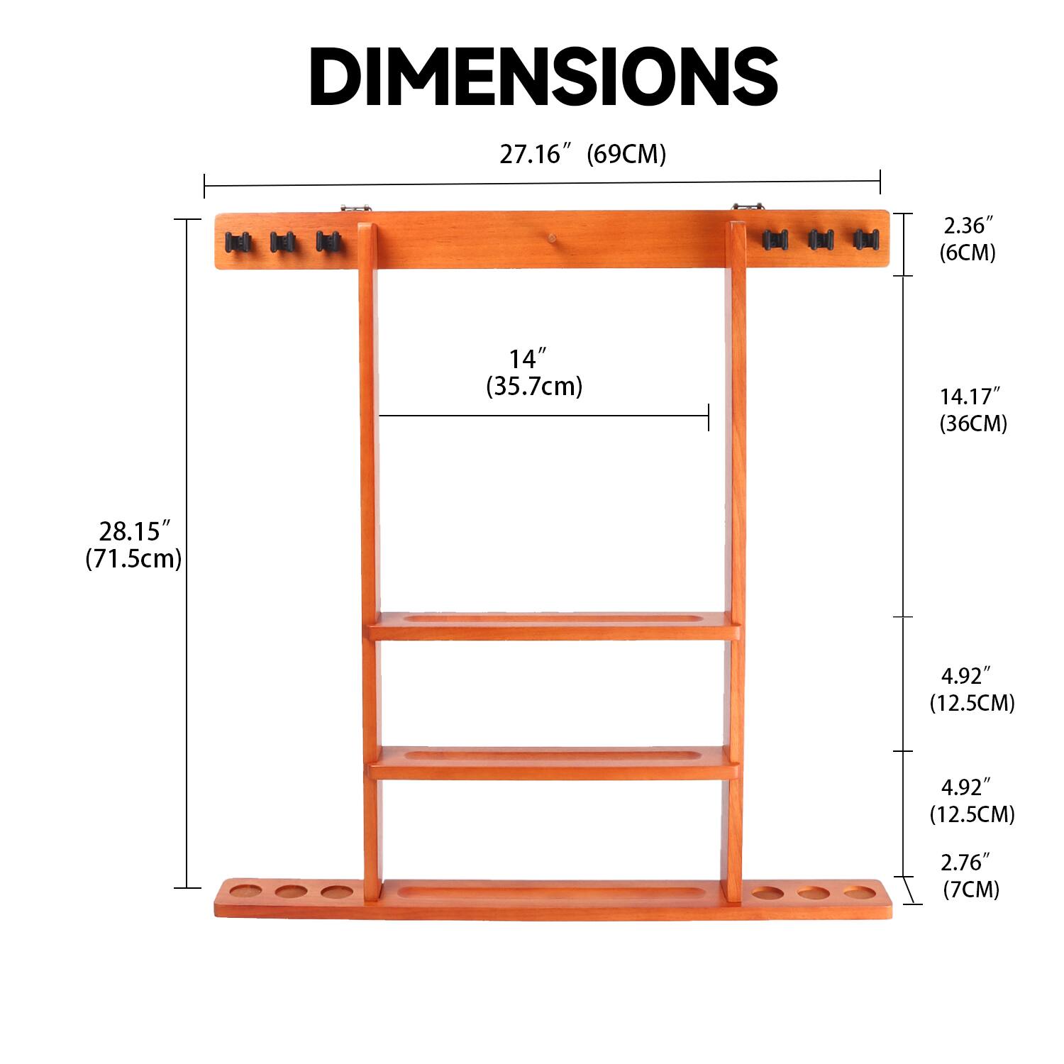 DIMENSIONS

27.16" (69CM)
14" (35.7cm)
28.15" (71.5cm)
2.36" (6CM)
14.17" (36CM)
4.92" (12.5CM)
4.92" (12.5CM)
2.76" (7CM)