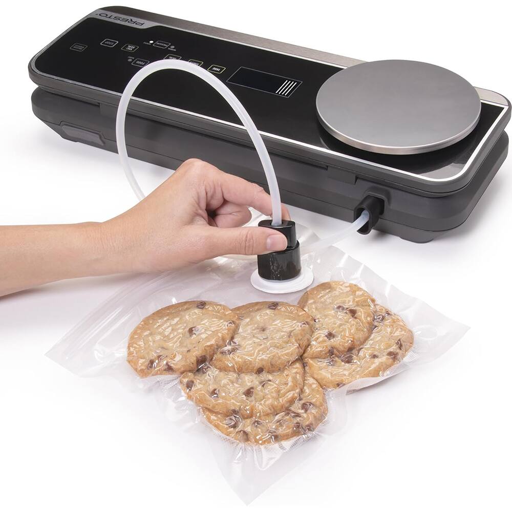 Alt View 3. Presto - Presto 05623 Fresh Daddy Premium Electric Vacuum Sealer - Clear.
