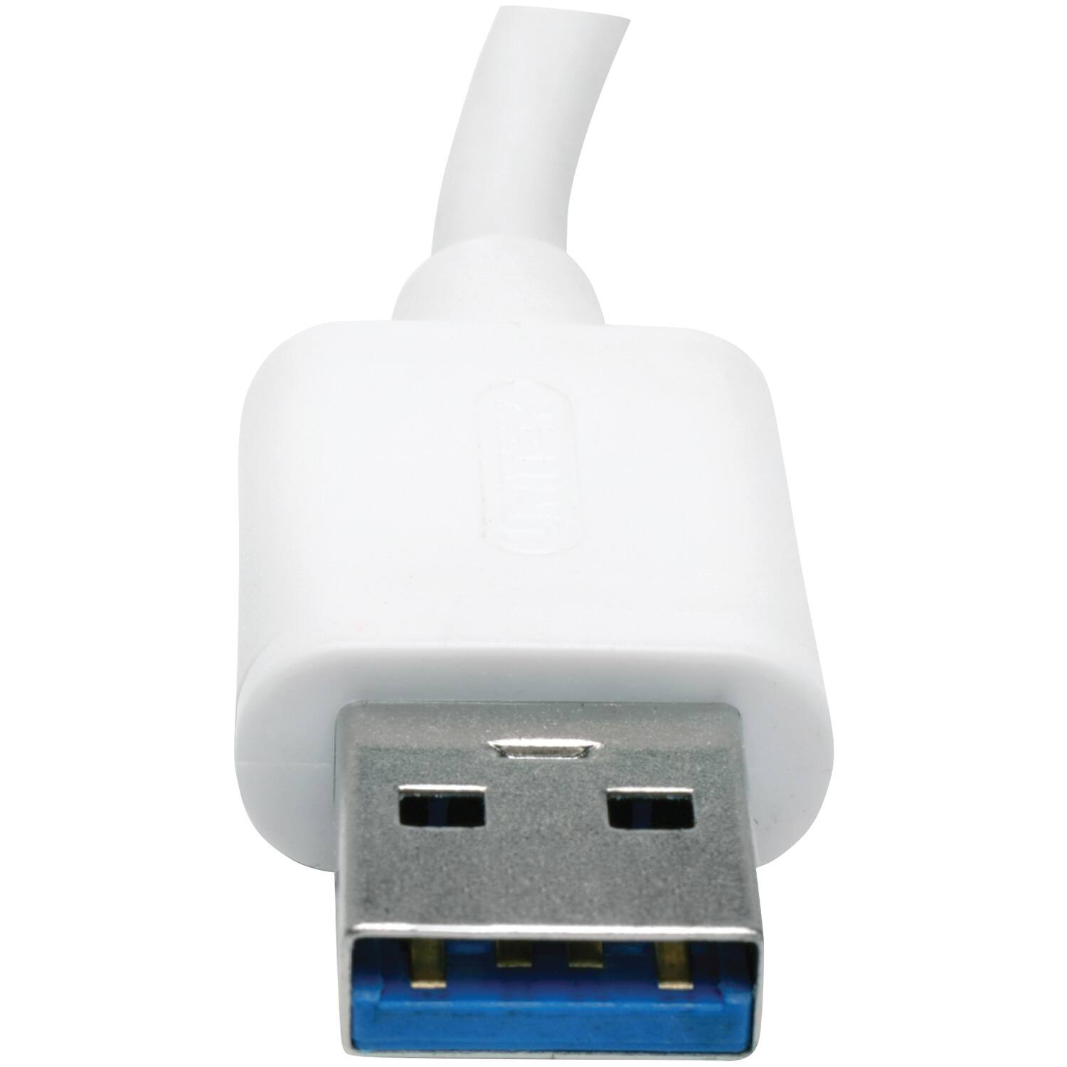 Left. Tripp Lite - Tripp Lite by Eaton USB 3.0 SuperSpeed Multi-Drive Memory Card Reader/Writer Aluminum 5Gbps - SD, SDHC, SDXC, Reduced - Silver.