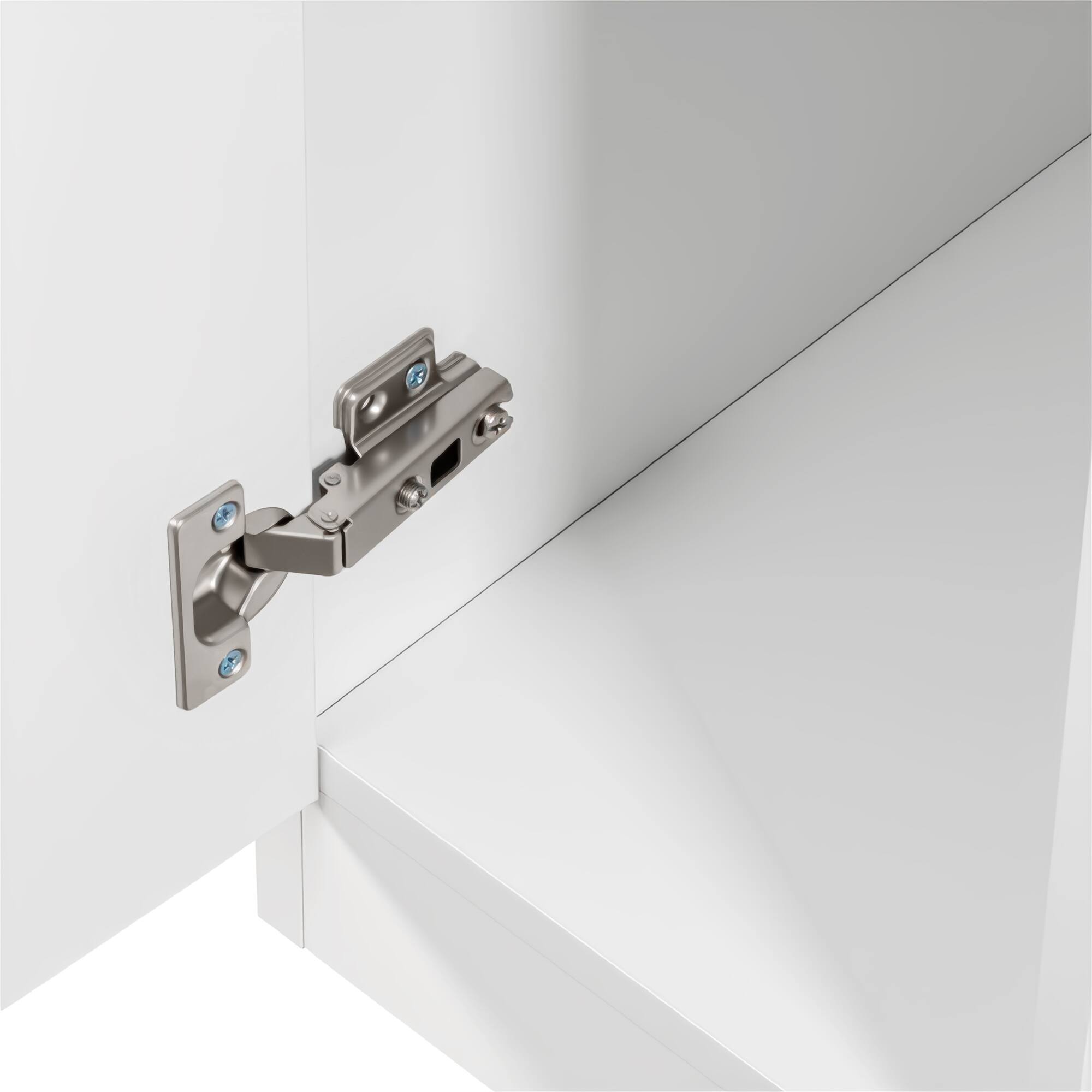 Alt View 8. Tiramisubest - Modern Multifunctional Extendable Dining Table with Outlet, Space Saving Expanding Table with Storage, White - White.