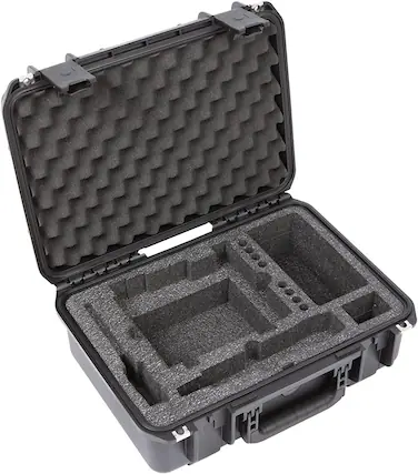 Front. SKB - SKB iSeries Waterproof Case for Sennheiser EW100/300/500 Series Combo Mic System.