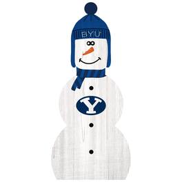 Fan Creations - BYU Cougars 31'' Snowman Leaner - White