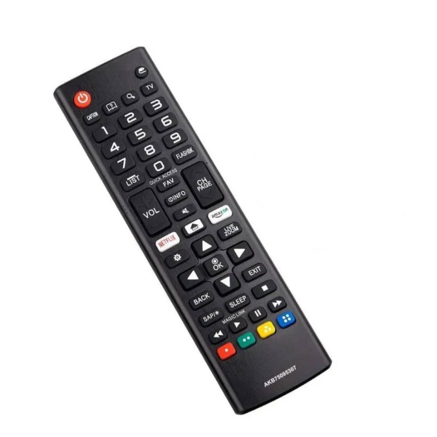 Stock Preferred - Universal Remote Control AKB75095307 for LG Smart TV - Black