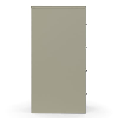 Alt View 4. Staples - Commercial 4-Drawer Vertical File Cabinet, Letter Size, Lockable, 51.97"H x 15"W x 22"D, Putty (22336D) - Putty.