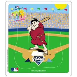 Hunter - San Diego Padres Baseball Puzzle MLB Licensed 9-pc Puzzle for Toddlers - Multi