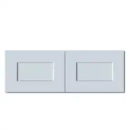 Boyel Living - 33in.W x12in.D x12in.H WALL CABINET Fully assembled Cabinet With Two HDF Doors - Gray
