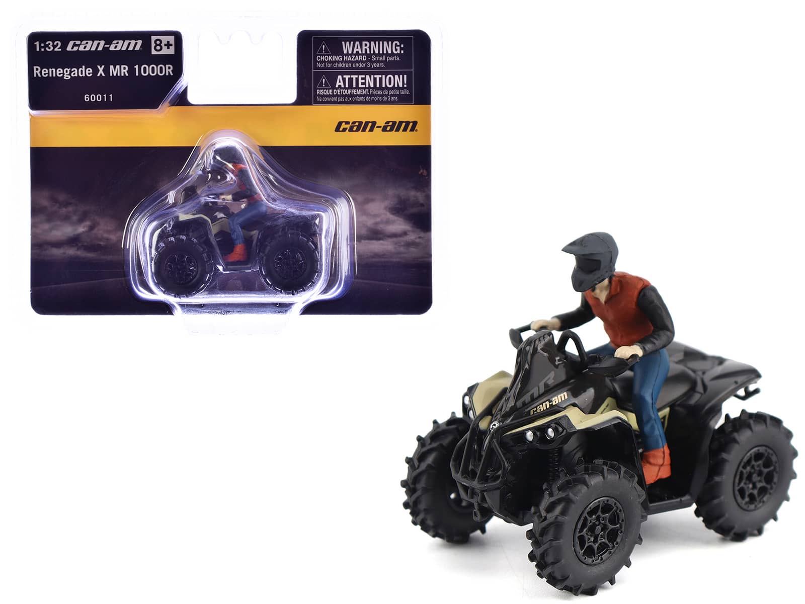 Can-Am Renegade X MR 1000R ATV Desert Tan with Driver Figure 1/32 Diecast Model by BRP Models price history on PriceWatchPro