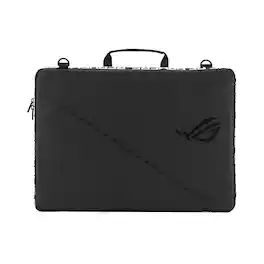 ASUS - ROG Ranger Laptop Carry Sleeve 16 - Up to 16" Laptop with Water Repellent Exterior & Adjustable ROG Strap - Black