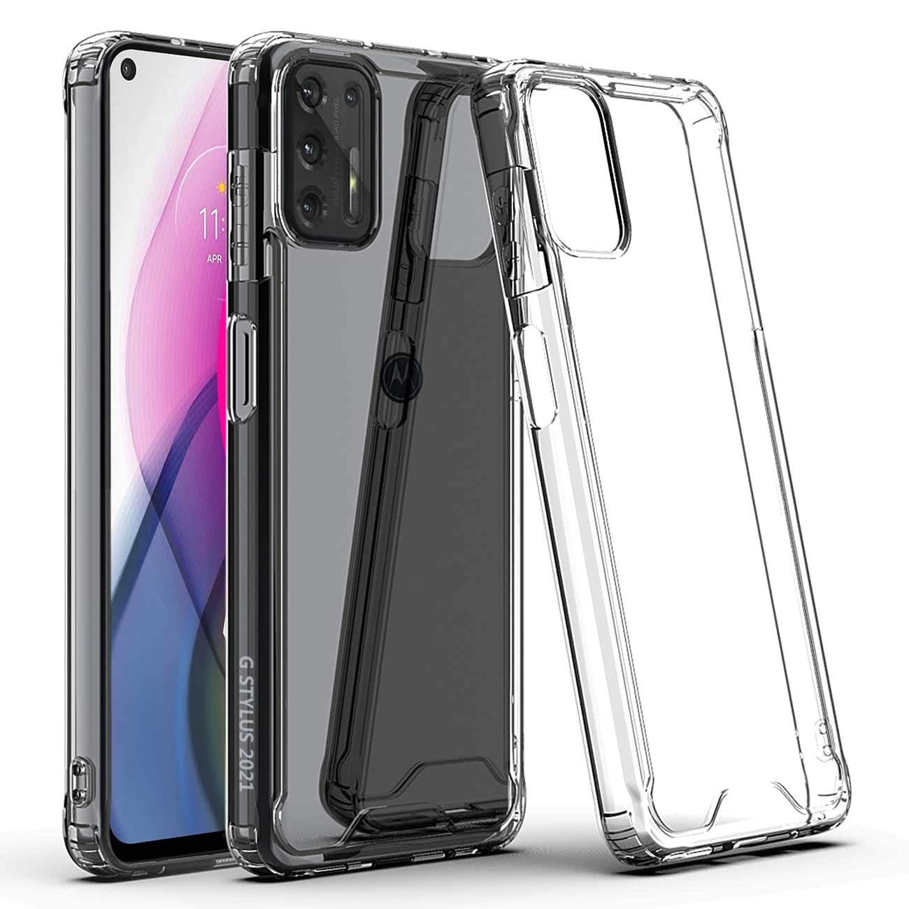 Reiko - High Quality 2X Clean Pc And Tpu Bumper Case In For Samsung Z Fold 5 - Clear
