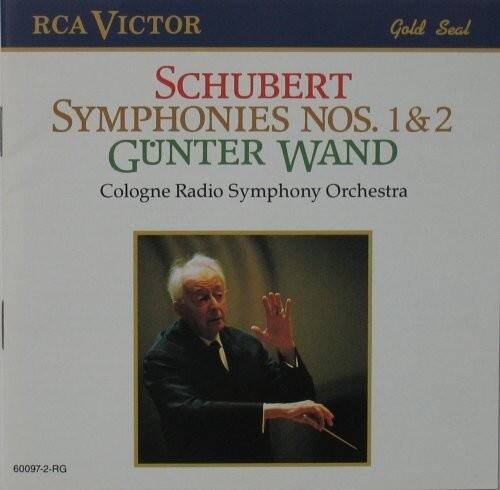 RCA Victor  
Gold Seal  

Schubert  
Symphonies Nos. 1 & 2  
Gunter Wand  
Cologne Radio Symphony Orchestra  

60097-2-RG