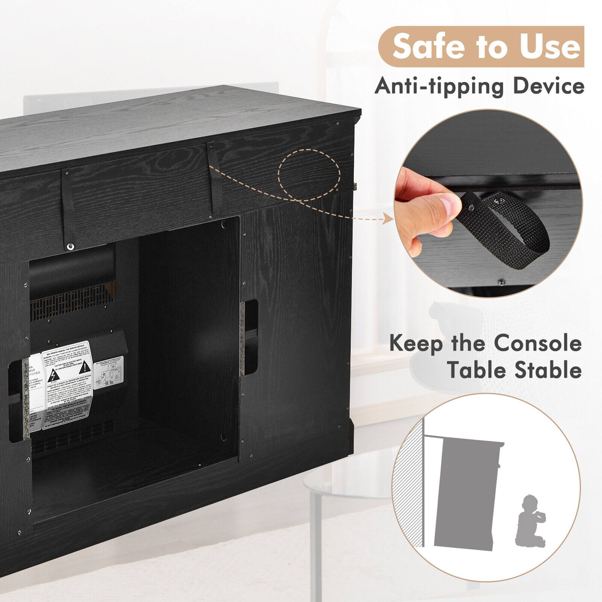 Safe to Use, Anti-tipping Device, Keep the Console Table Stable