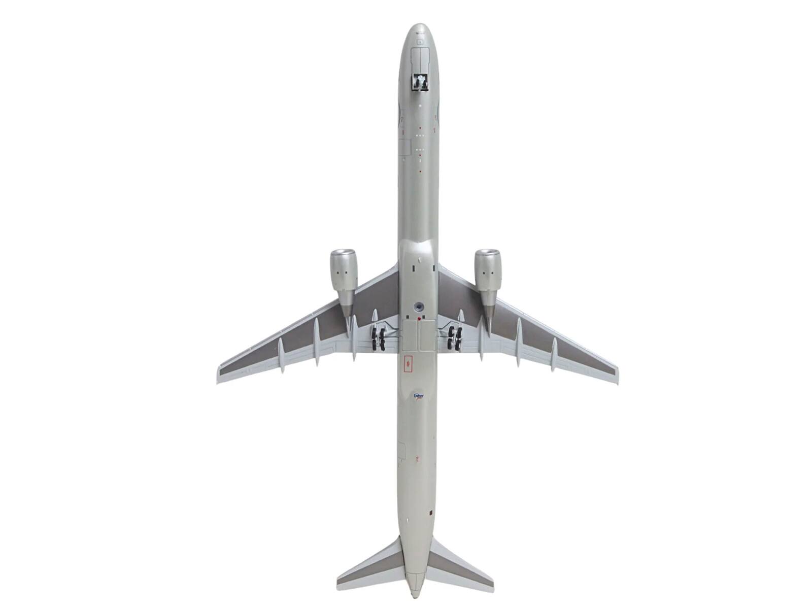 Alt View 5. GeminiJets - Boeing 757-300 Commercial Aircraft "Northwest Airlines" (N587NW) Silver with Red Tail 1/200 Diecast Model by GeminiJets.