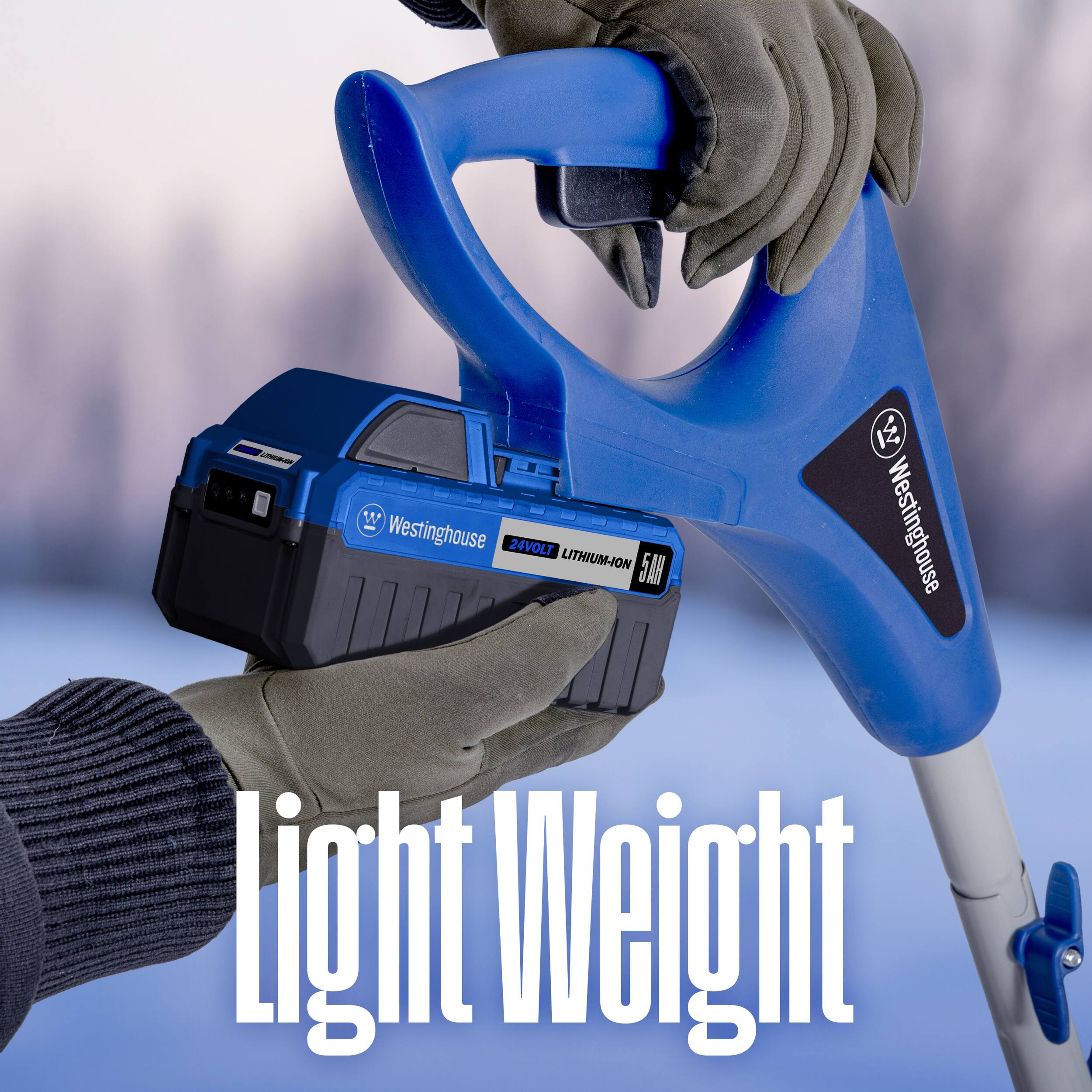 - Westinghouse 24VOLT LITHIUM-ION 5AH Light Weight