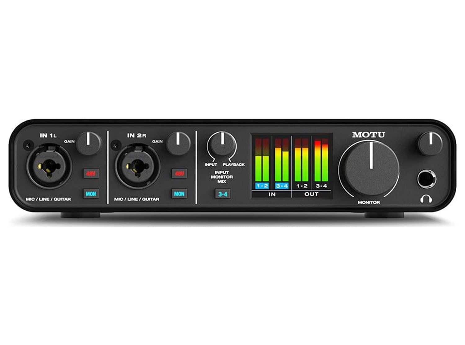 MOTU M4 4x4 USB C Audio Interface Black M4 - Best Buy