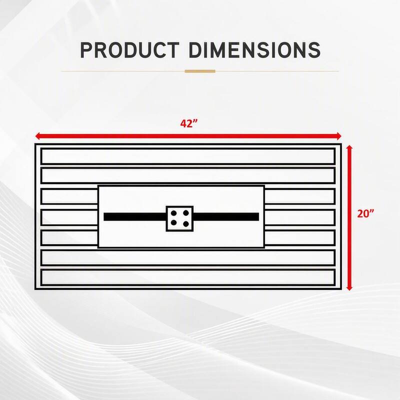 PRODUCT DIMENSIONS
42"
20"