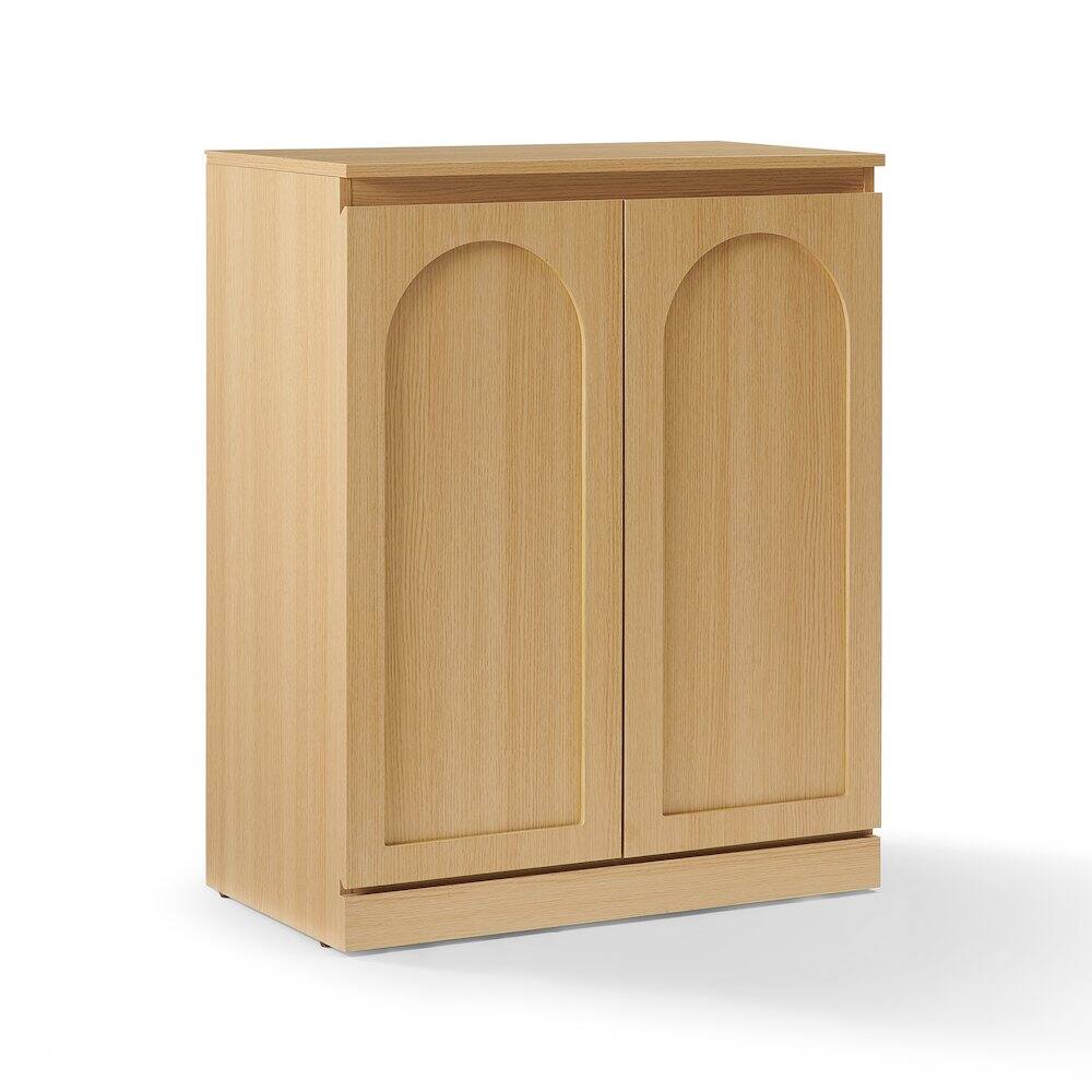 Alt View 1. Crosley Furniture - Marco Kitchen Storage Cabinet - Ash.