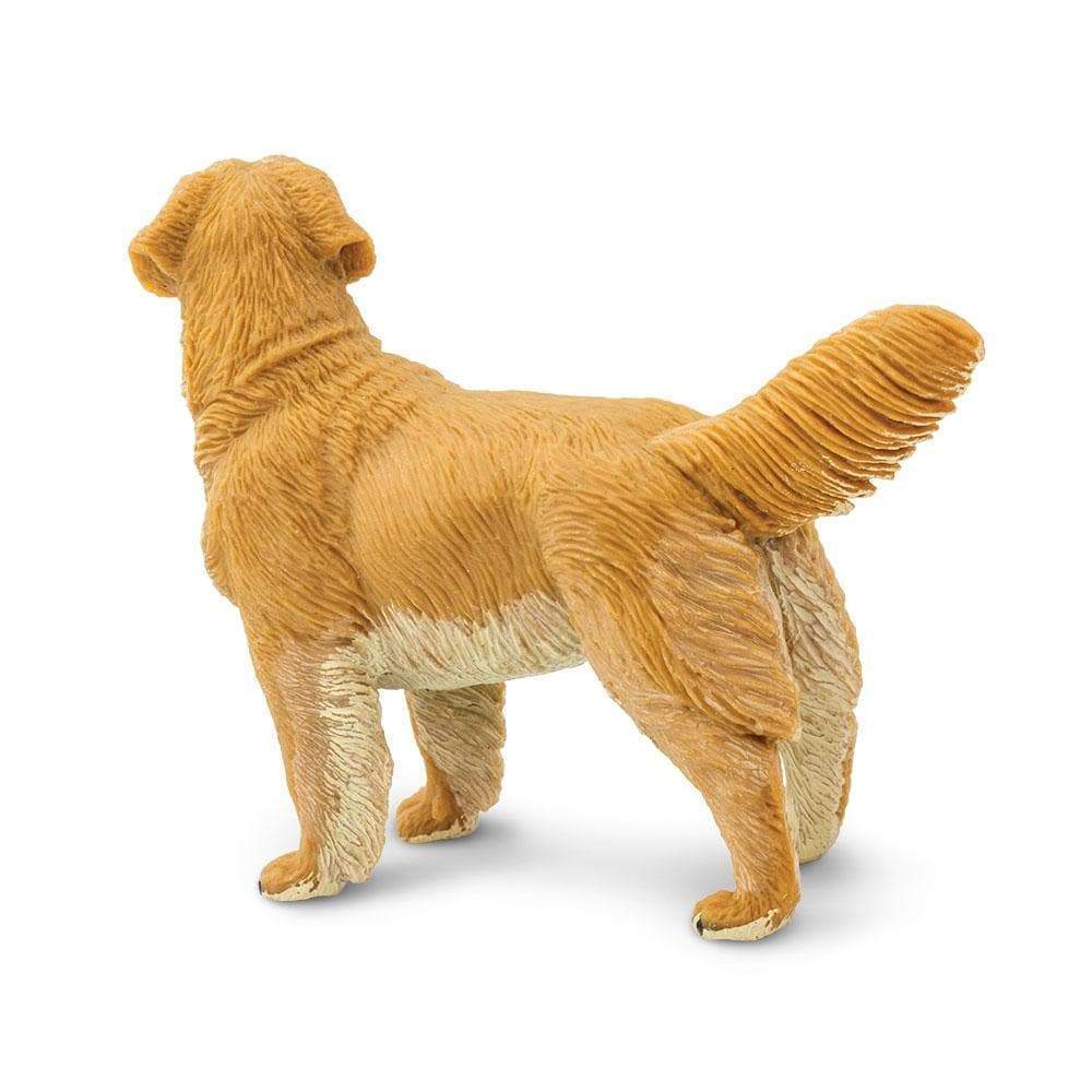 Back. Safari Ltd. - Golden Retriever Toy Figurine.