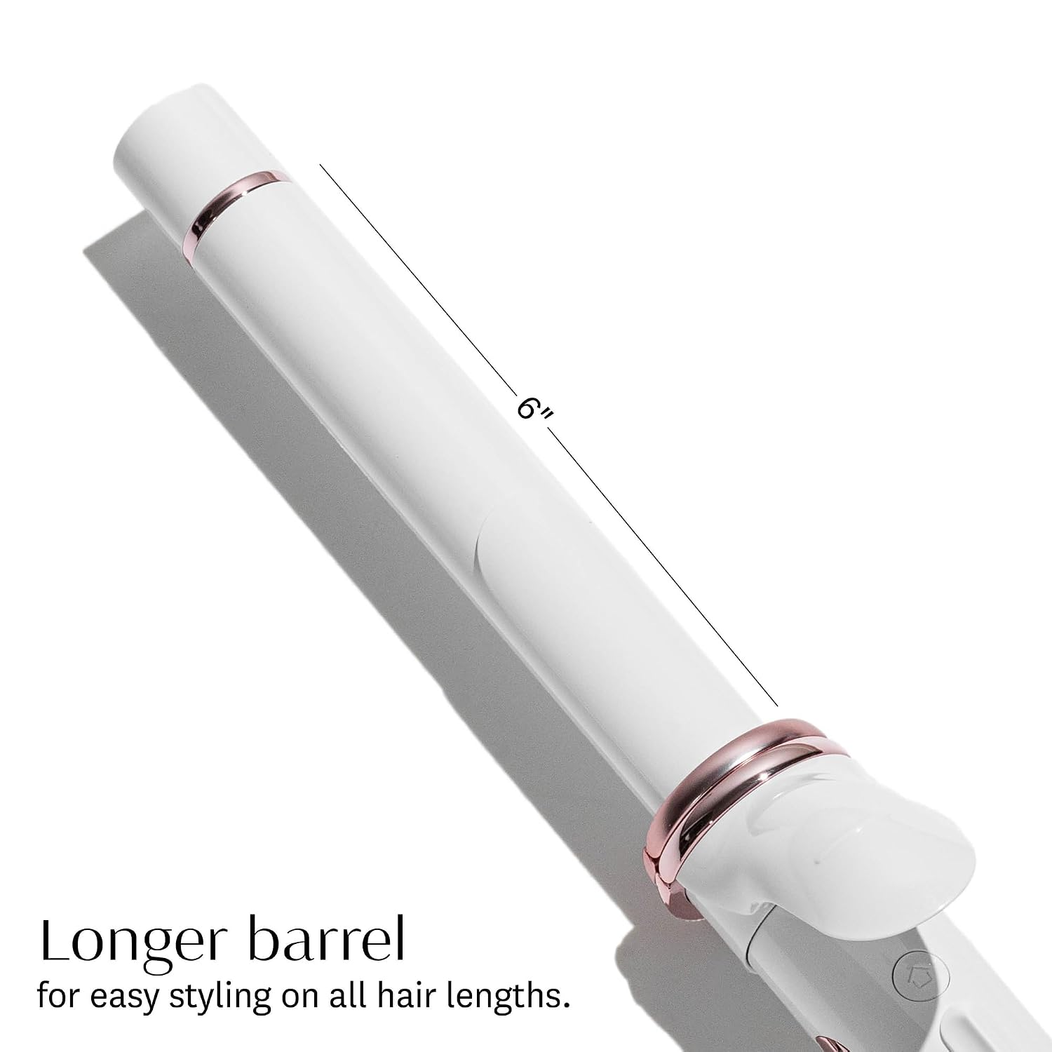 9" Longer barrel for easy styling on all hair lengths.