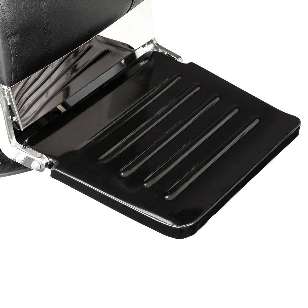 Alt View 8. Winado - Heavy Duty Extra Wide Reclining Salon Chair Hydraulic Barber Chair with Adjustable Headrest & Footrest for Beauty Spa - Black.