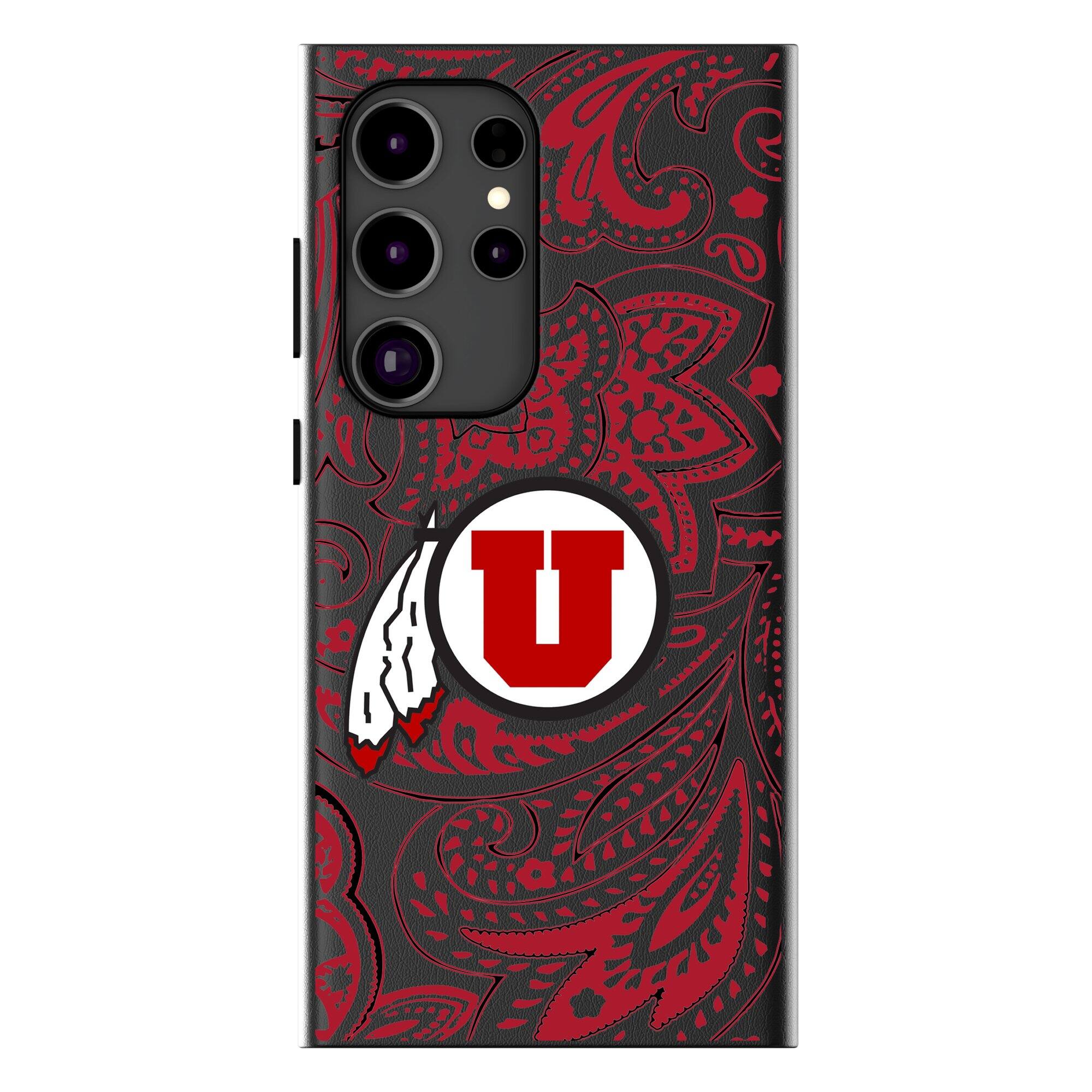 Keyscaper - NCAA - Utah Utes Paisley Galaxy Magnetic Bump Case - S25 - Black price history on PriceWatchPro
