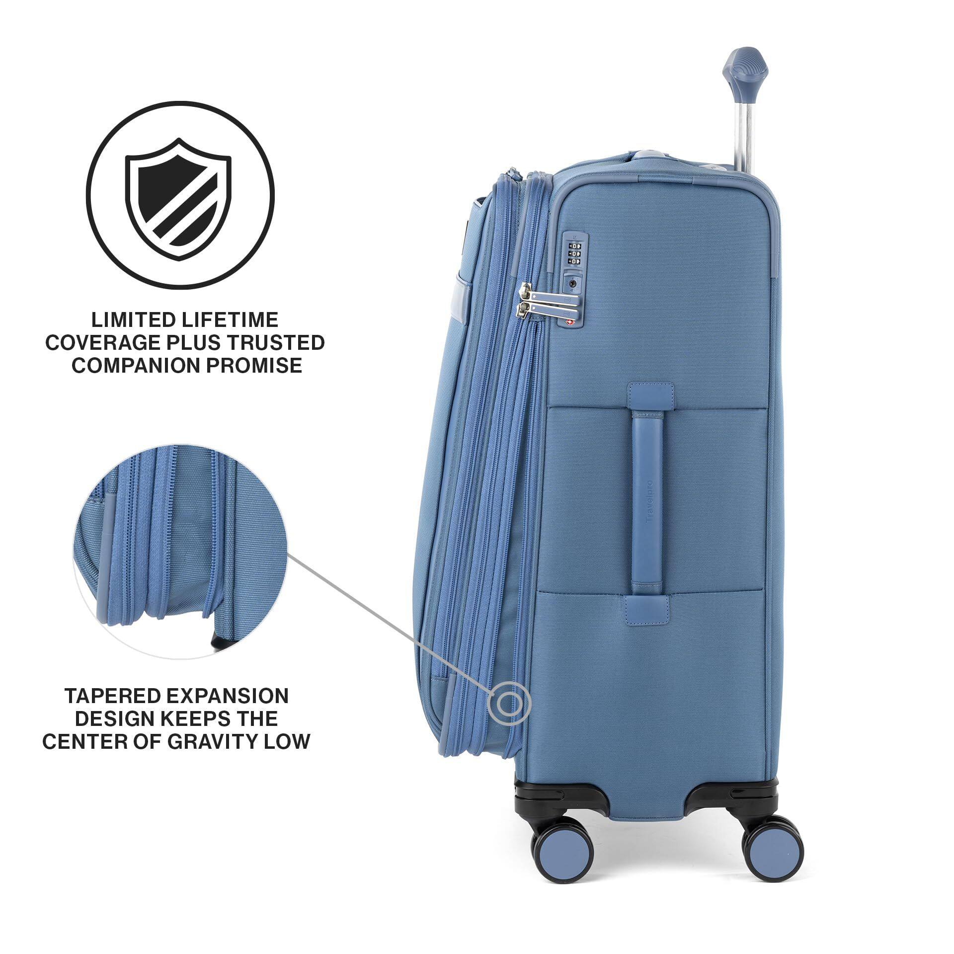 LIMITED LIFETIME COVERAGE PLUS TRUSTED COMPANION PROMISE  
TAPERED EXPANSION DESIGN KEEPS THE CENTER OF GRAVITY LOW