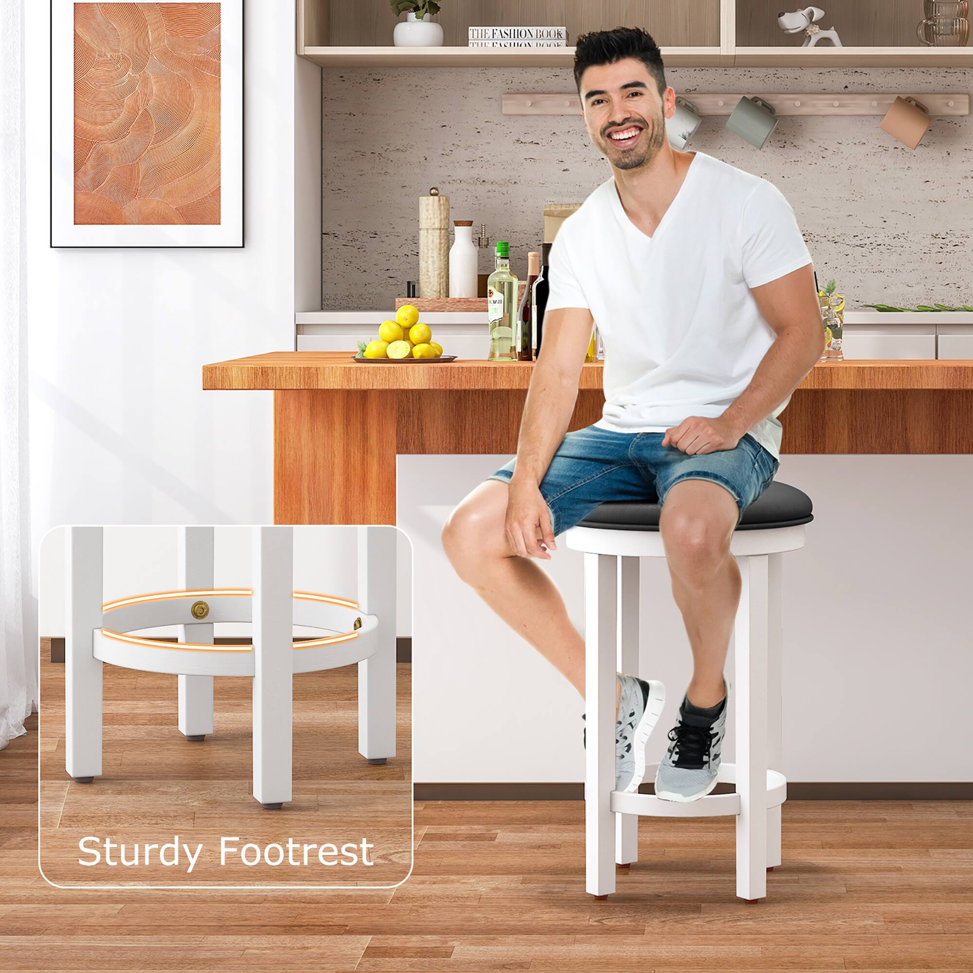 HIEASHION Xk C.C nIlEsTtIn .. Sturdy Footrest