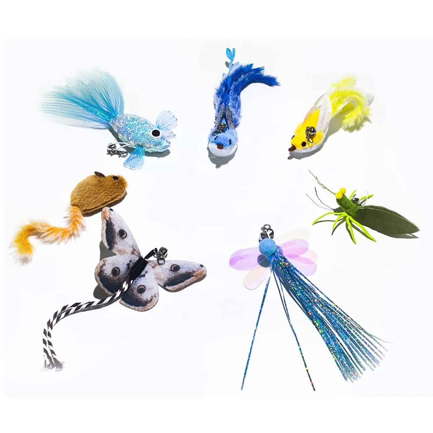 Angle. Enabot - Eb2403311 Rola Mini Cat Toy Teaser Pack - Multicolored.